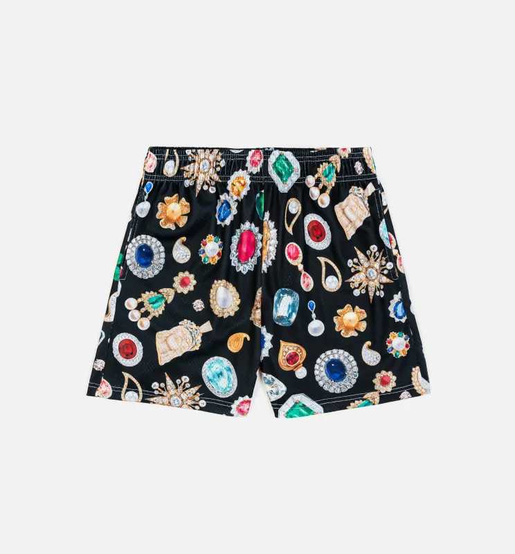 Jewel Satin Mens Short - Black made by Nice Kicks Retail