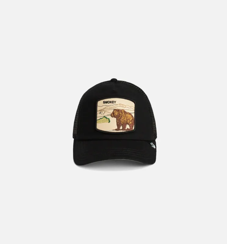 Smokey Camp Crasher Suede Trucker Mens Hat - Black sold by Nice Kicks Retail
