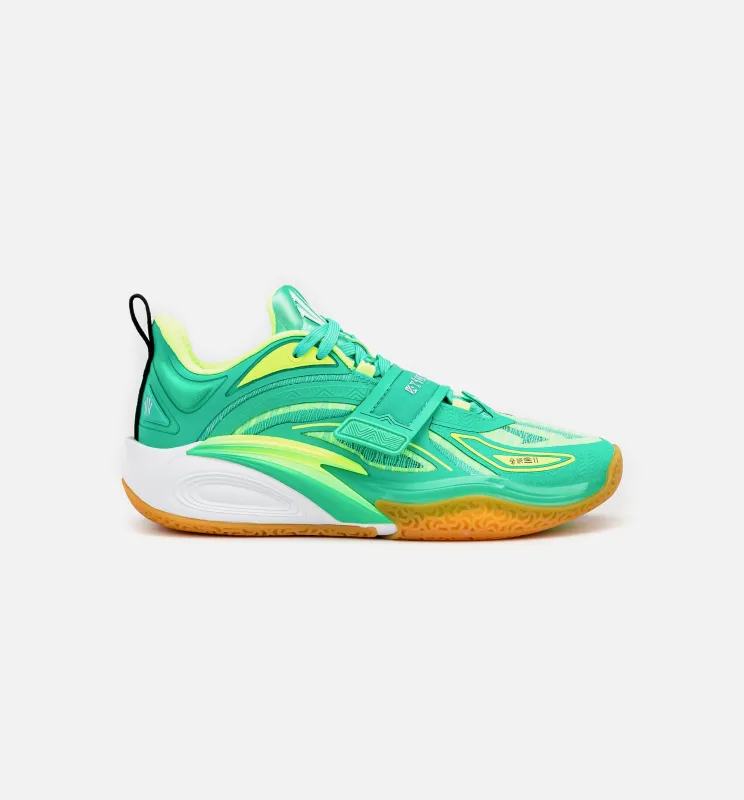 Kai 1 Green Grails Mens Basketball Shoe - Green/Yellow Free Shipping sold by Nice Kicks Retail