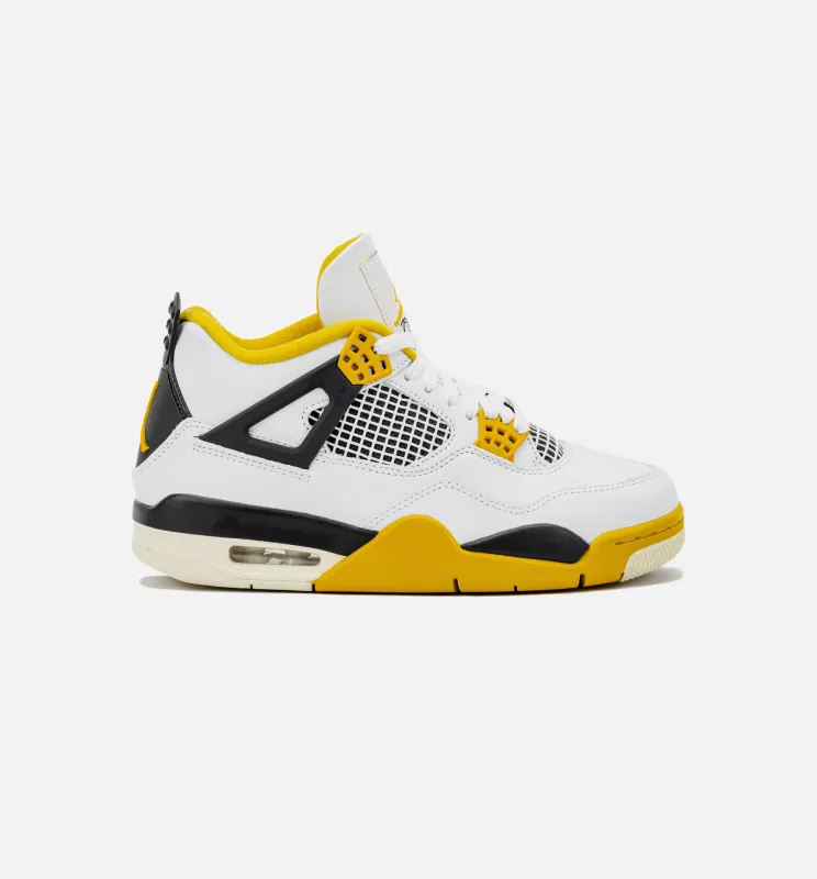 Air Jordan 4 Retro Vivid Sulfur Womens Lifestyle Shoe - White/Coconut Milk/ Vivid Sulfur sold by Nice Kicks Retail