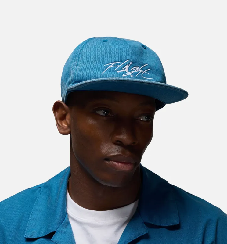 Flight Pro Unstructured 5 Panel Mens Hat - Blue made by Jordan