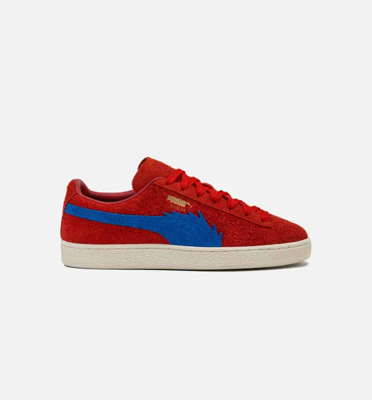 One Piece Suede Buggy Mens Lifestyle Shoe - Red/Blue made by Puma