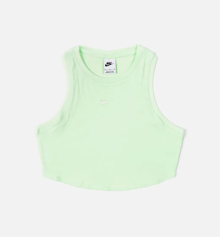 Sport Essentials Ribbed Womens Tank Top - Green sold by Nice Kicks Retail