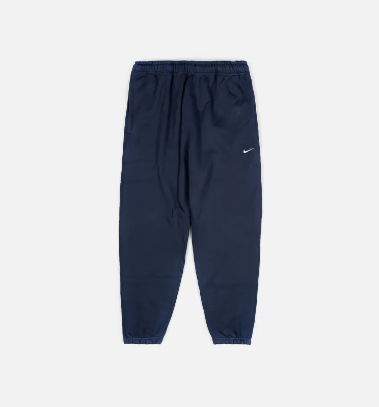 Solo Swoosh Fleece Joggers Mens Pants - Blue sold by Nice Kicks Retail