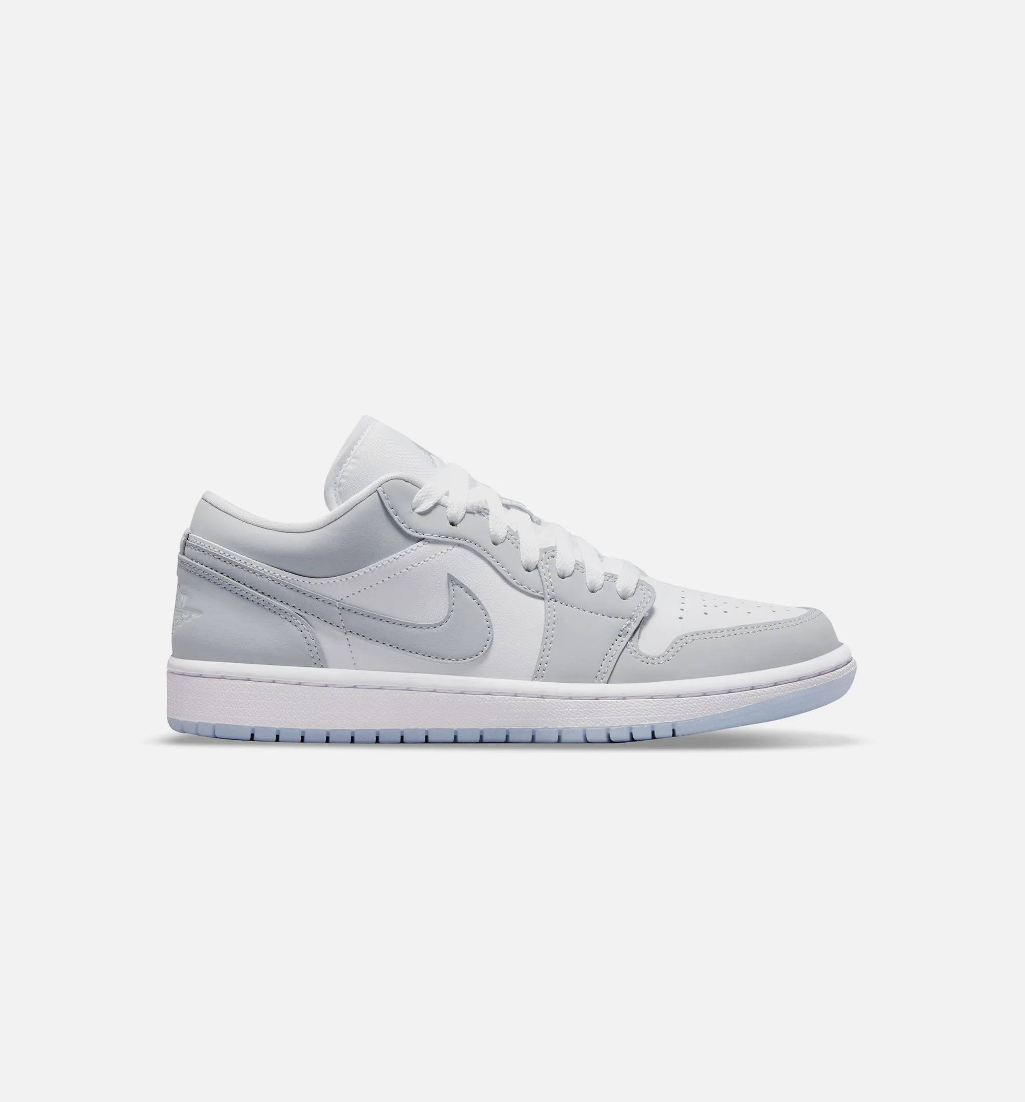 Air Jordan 1 Low Wolf Grey Womens Lifestyle Shoe - White/Wolf Grey/Aluminum sold by Nice Kicks Retail