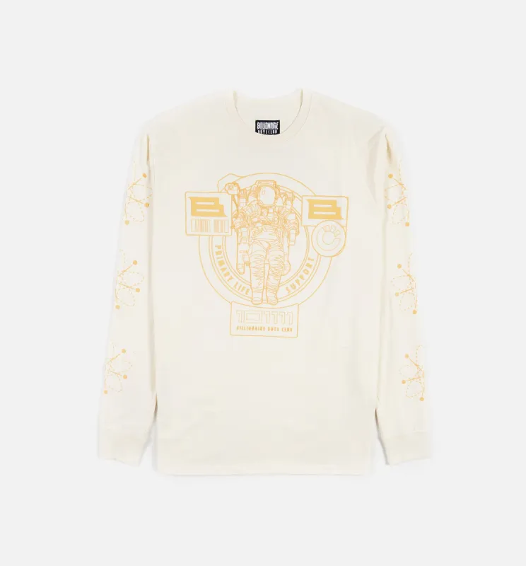 BB Process Mens Long Sleeve Shirt - White/Yellow sold by Nice Kicks Retail