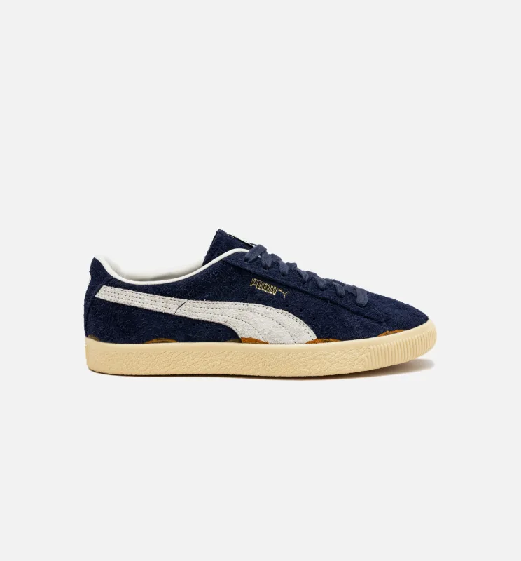 Suede VTG Neverworn Navy Mens Lifestyle Shoe - Navy/White made by Puma
