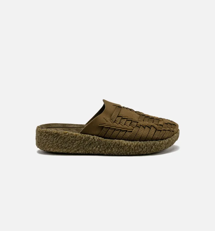 Thunderbird Mule Suede Vegan Olive Mens Sandals - Olive made by Malibu