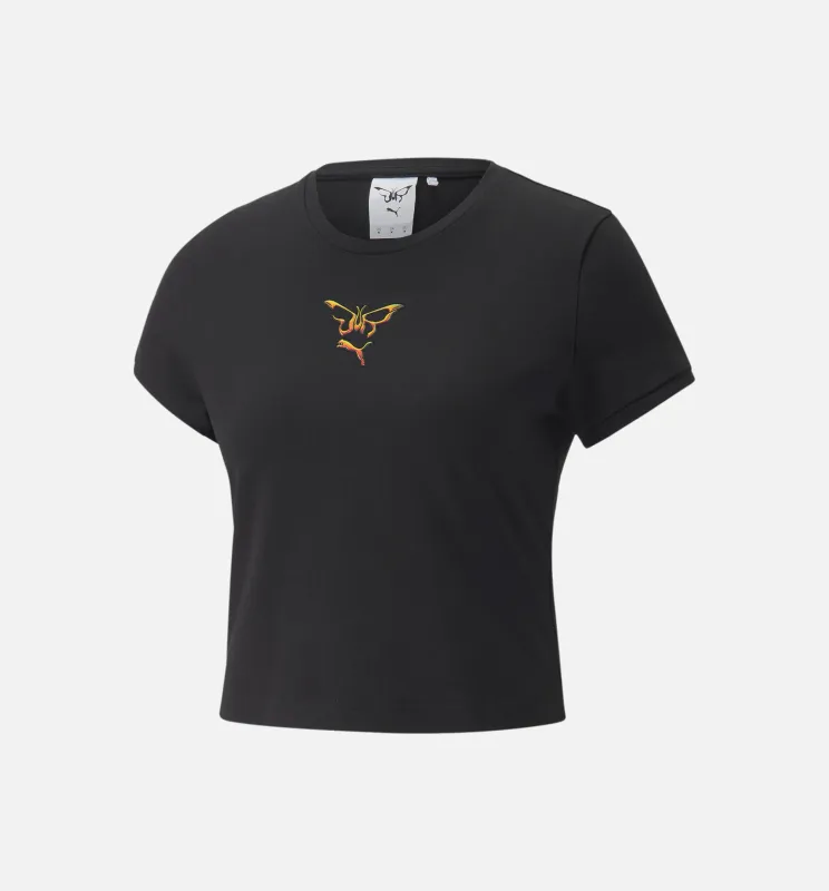 Dua Lipa Slim Tee Womens T-Shirt - Black made by Puma