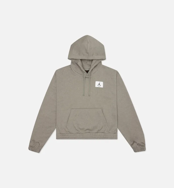 Esentials Fleece Hoodie Womens Hoodie - Light Army/Heather/Saturn Gold sold by Nice Kicks Retail