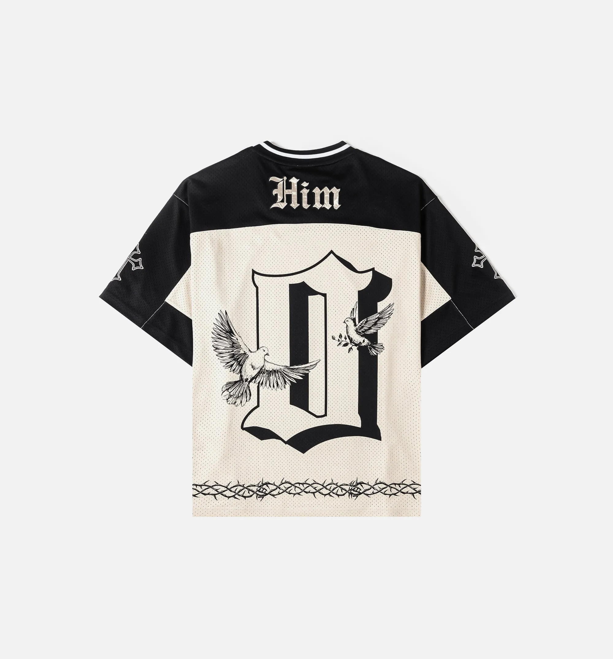 Savior Mesh Mens Jersey (Beige/Black) sold by Nice Kicks Retail product image thumbnail 2