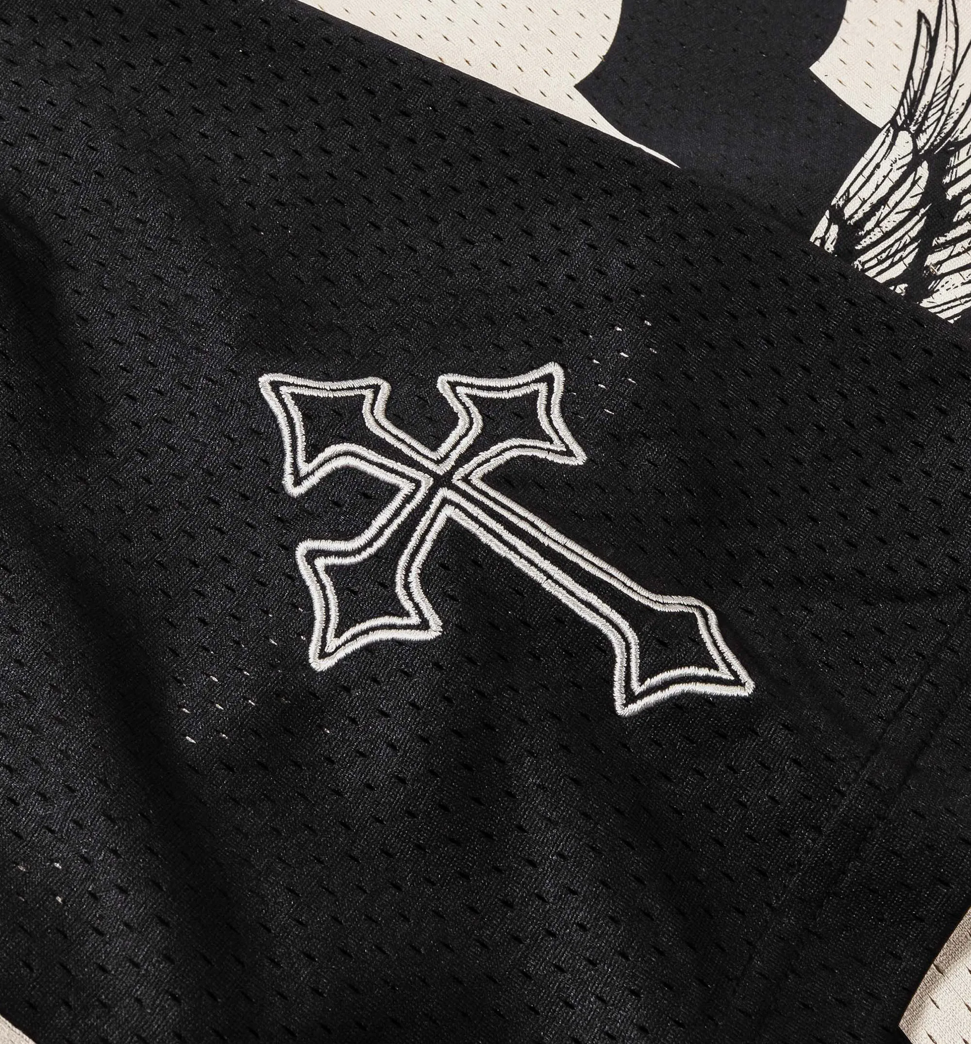 Savior Mesh Mens Jersey (Beige/Black) sold by Nice Kicks Retail product image thumbnail 4