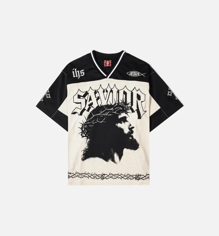 Savior Mesh Mens Jersey (Beige/Black) made by Nice Kicks Retail