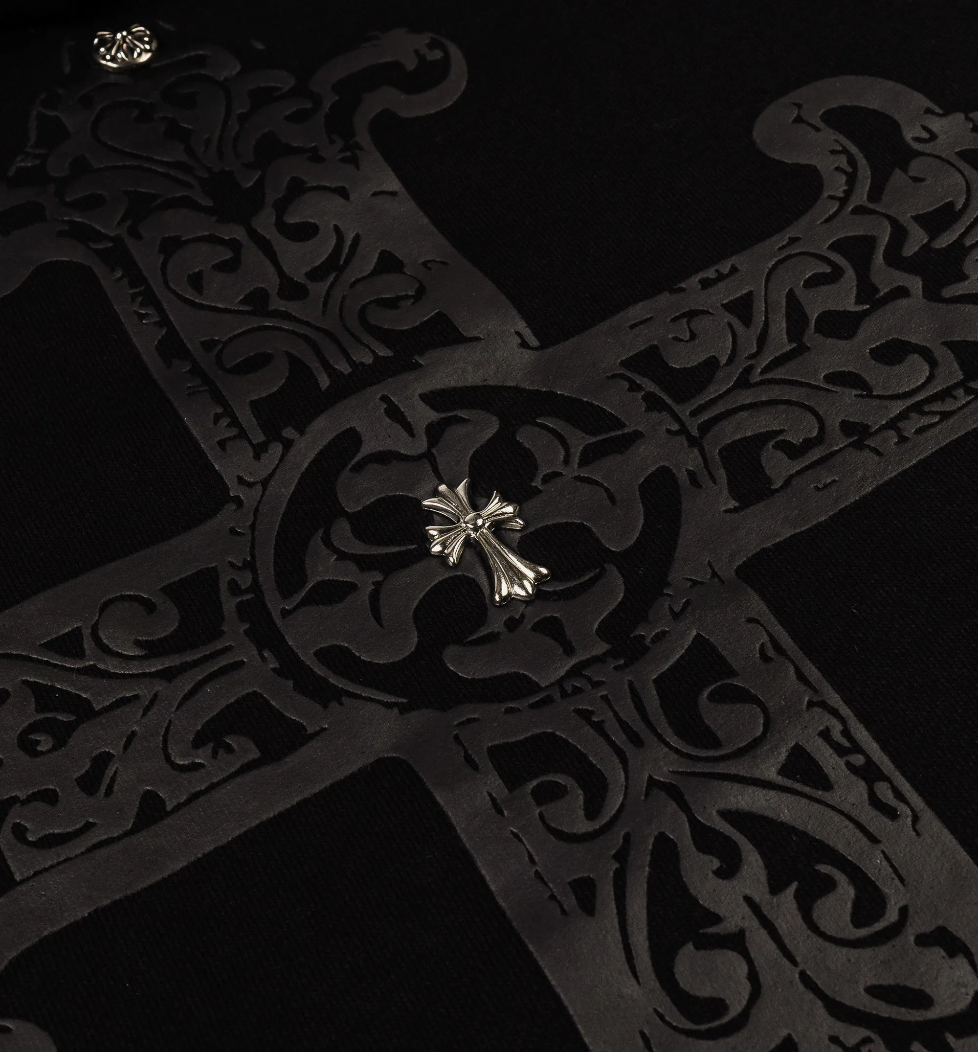 Biblical All Over Print Washed Mens Hoodie (Black/White) sold by Nice Kicks Retail product image thumbnail 4