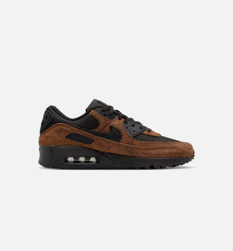 Air Max 90 Premium Mens Lifestyle Shoe - Light British Tan/Velvet Brown/Black sold by Nice Kicks Retail