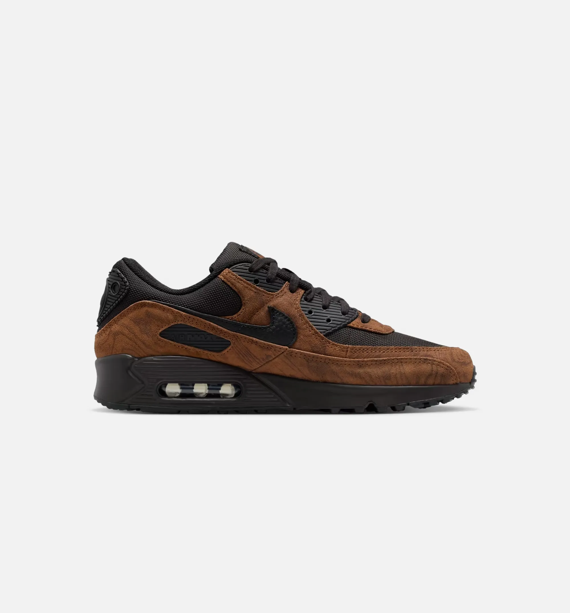 Air Max 90 Premium Mens Lifestyle Shoe - Light British Tan/Velvet Brown/Black sold by Nice Kicks Retail