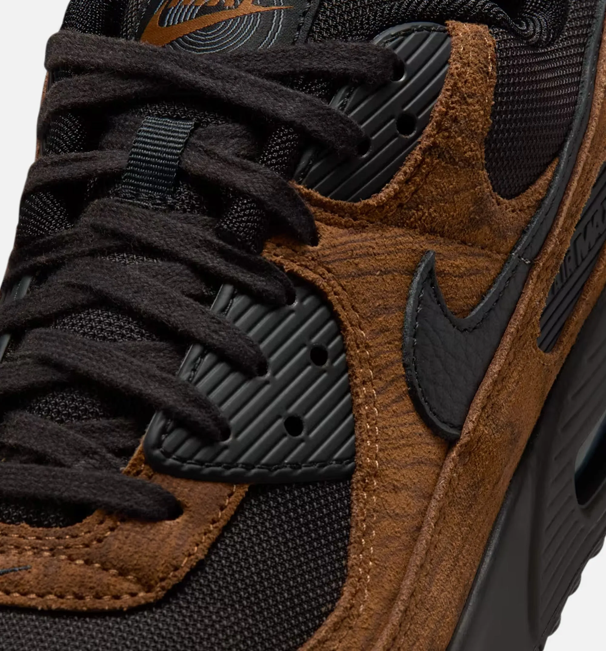 Air Max 90 Premium Mens Lifestyle Shoe - Light British Tan/Velvet Brown/Black sold by Nice Kicks Retail product image thumbnail 3