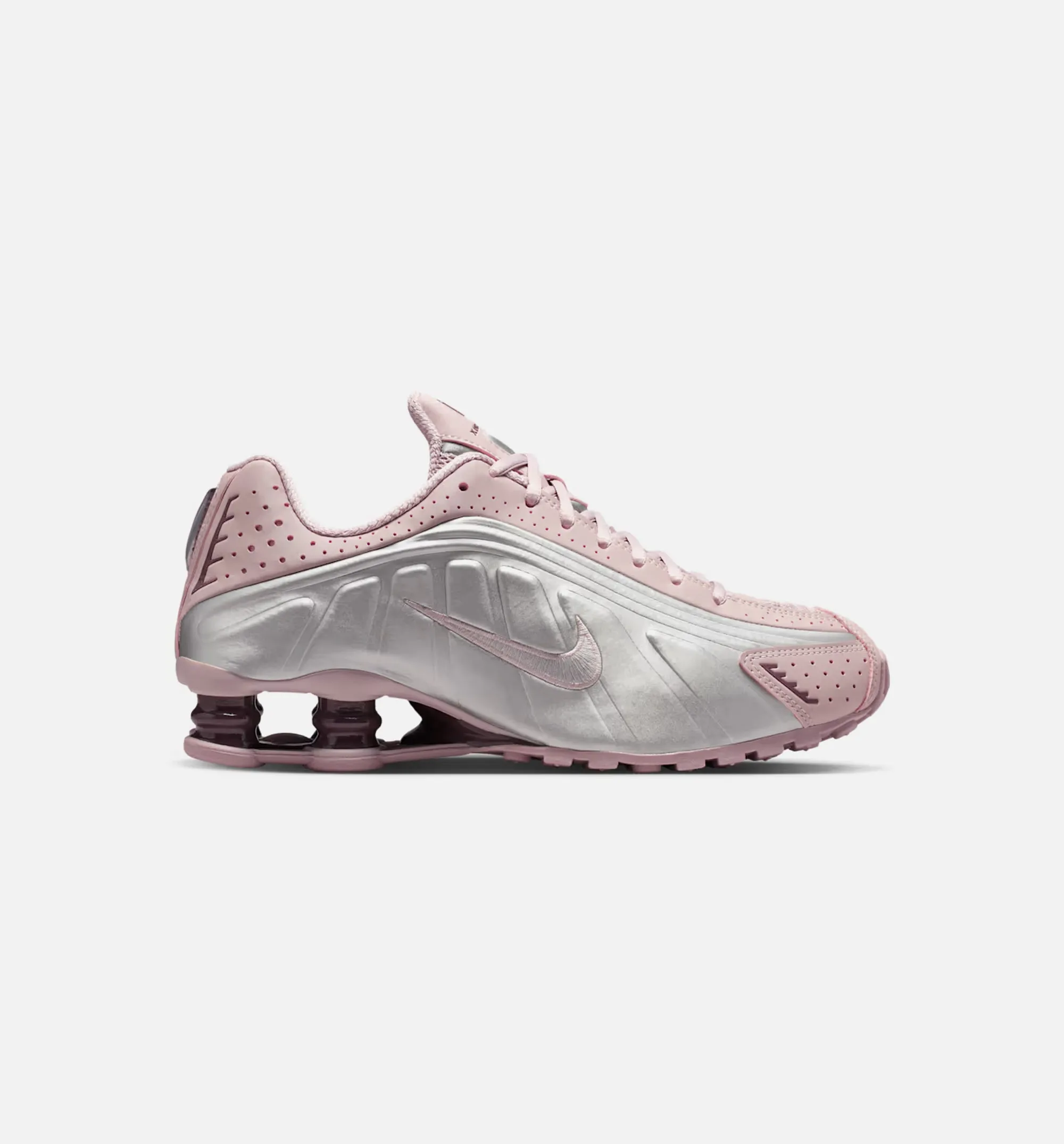 Shox R4 Womens Lifestyle Shoe - Particle Rose/Tattoo/Metallic Silver sold by Nice Kicks Retail