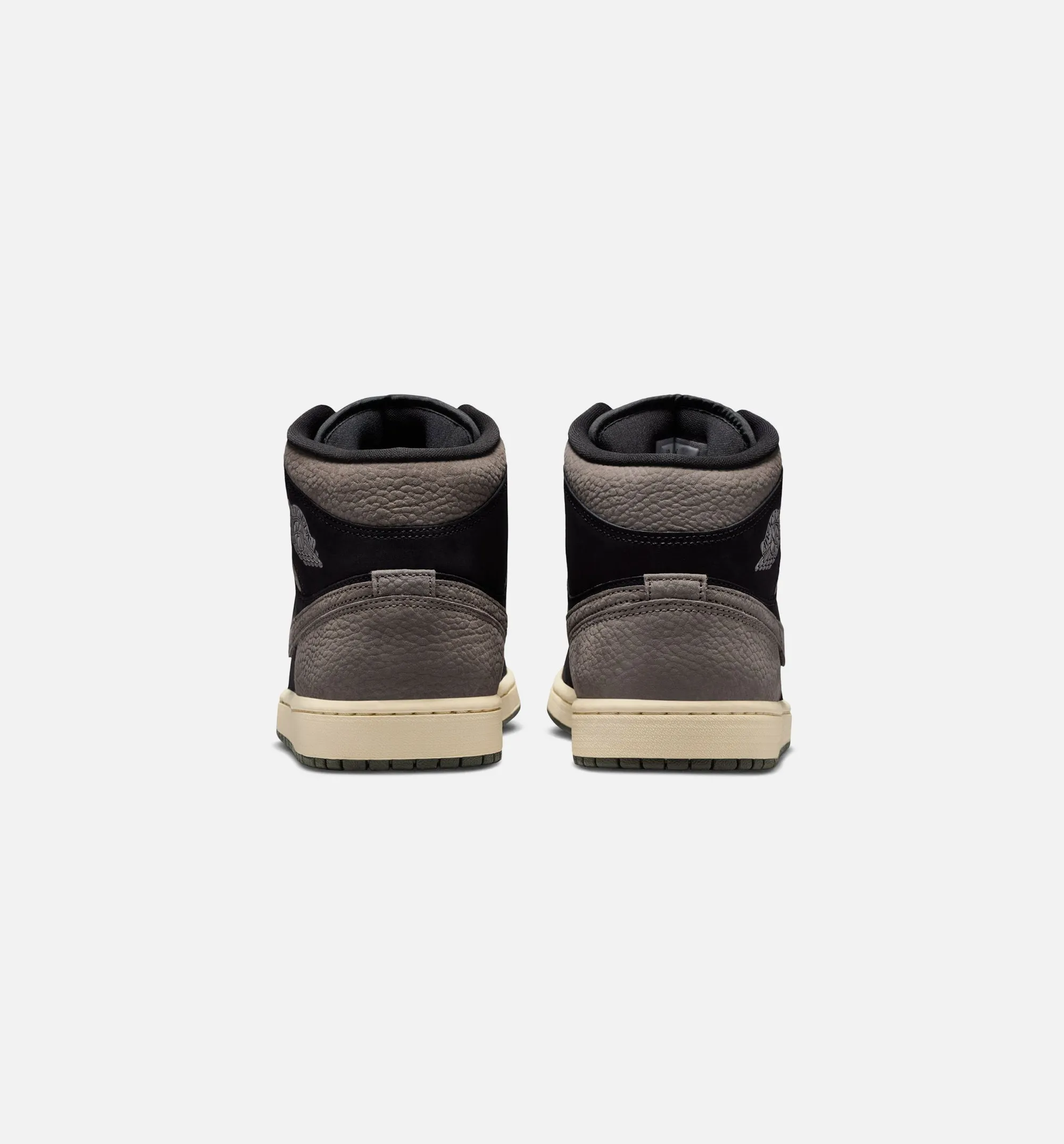 Air Jordan 1 Mid SE Mens Lifestyle Shoe - Black/Olive Grey/Light Wild Mango sold by Nice Kicks Retail product image thumbnail 2