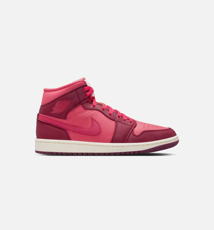 Air Jordan 1 Mid SE Valentines Day Womens Lifestyle Shoe - Team Red/Sierra Red/Pueblo Red sold by Nice Kicks Retail