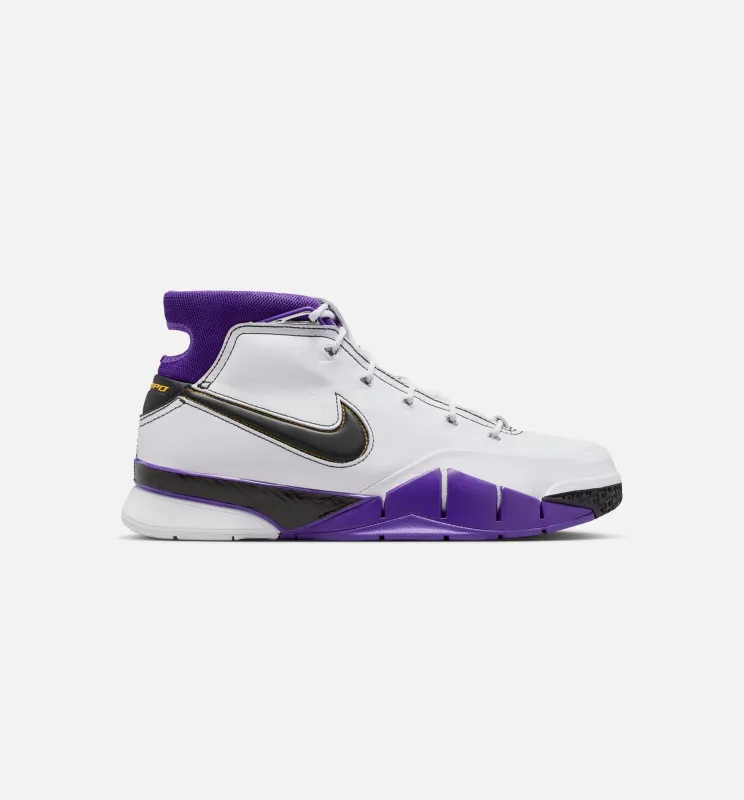 Kobe 1 Protro 81 Points Mens Basketball Shoe - White/Black/Court Purple sold by Nice Kicks Retail