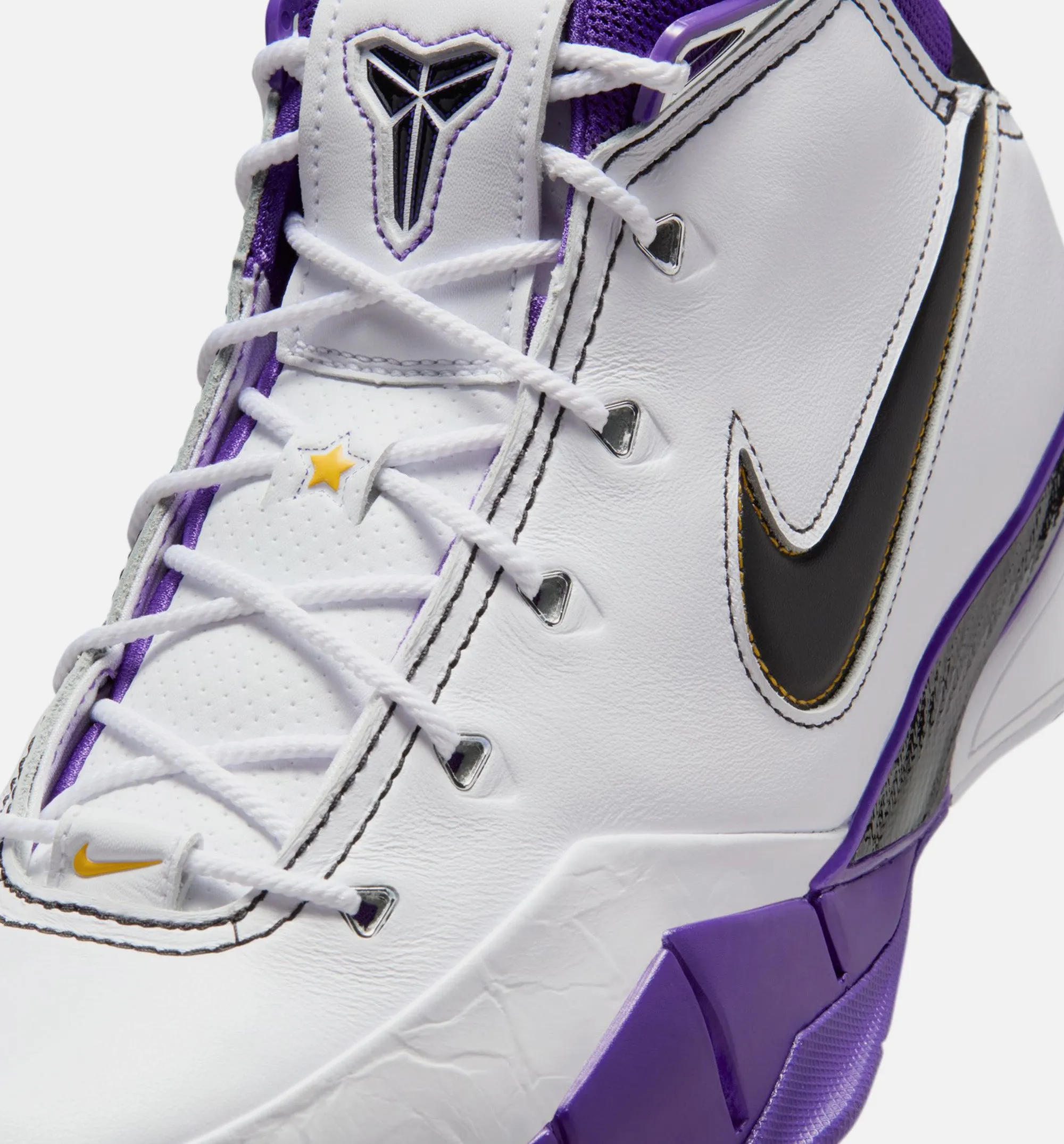 Kobe 1 Protro 81 Points Mens Basketball Shoe - White/Black/Court Purple sold by Nice Kicks Retail product image thumbnail 3