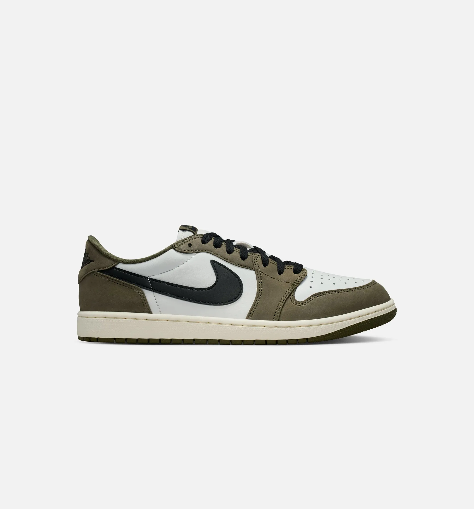 Air Jordan 1 Low OG Medium Olive And Summit White Mens Lifestyle Shoe - Medium Olive/Black/Summit White/Sail sold by Nice Kicks Retail