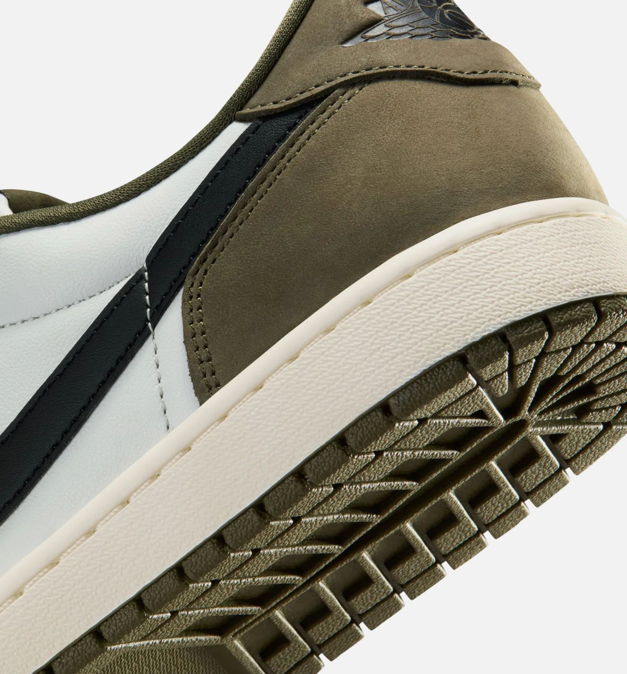 Air Jordan 1 Low OG Medium Olive And Summit White Mens Lifestyle Shoe - Medium Olive/Black/Summit White/Sail sold by Nice Kicks Retail product image thumbnail 5