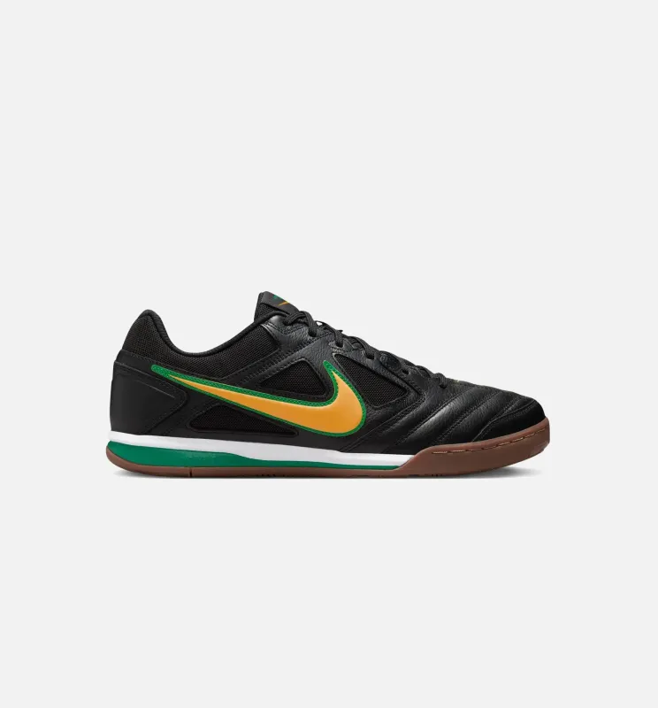 Gato Brasil Mens Lifestyle Shoe - Black/White/Gum Dark Brown/Varsity Maize made by Nike