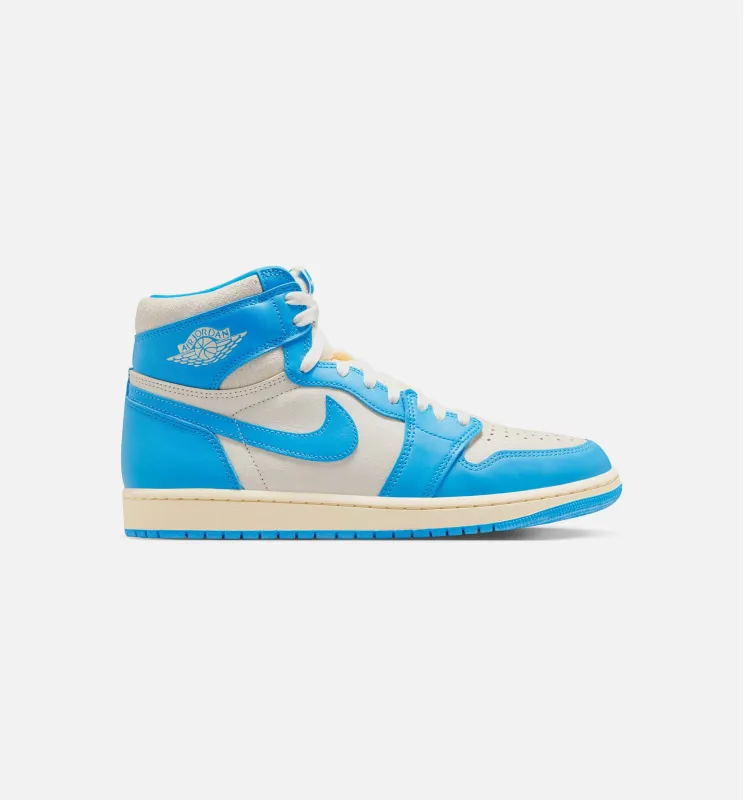 Air Jordan 1 Retro High OG UNC Reimagined Mens Lifestyle Shoe - Dark Powder Blue/Sail sold by Nice Kicks Retail