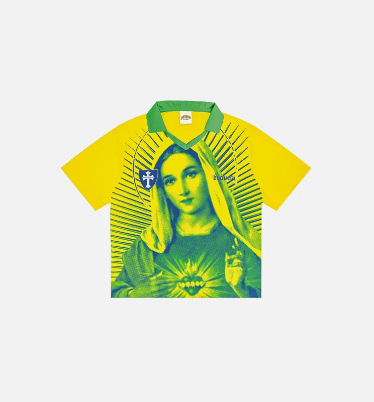 Mother Mary Mens Jersey - Yellow made by Nice Kicks Retail