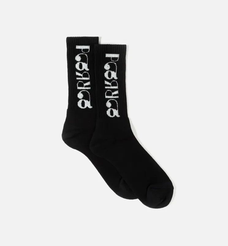 Tokyo Logo Mens Crew Socks - Black made by by Parra