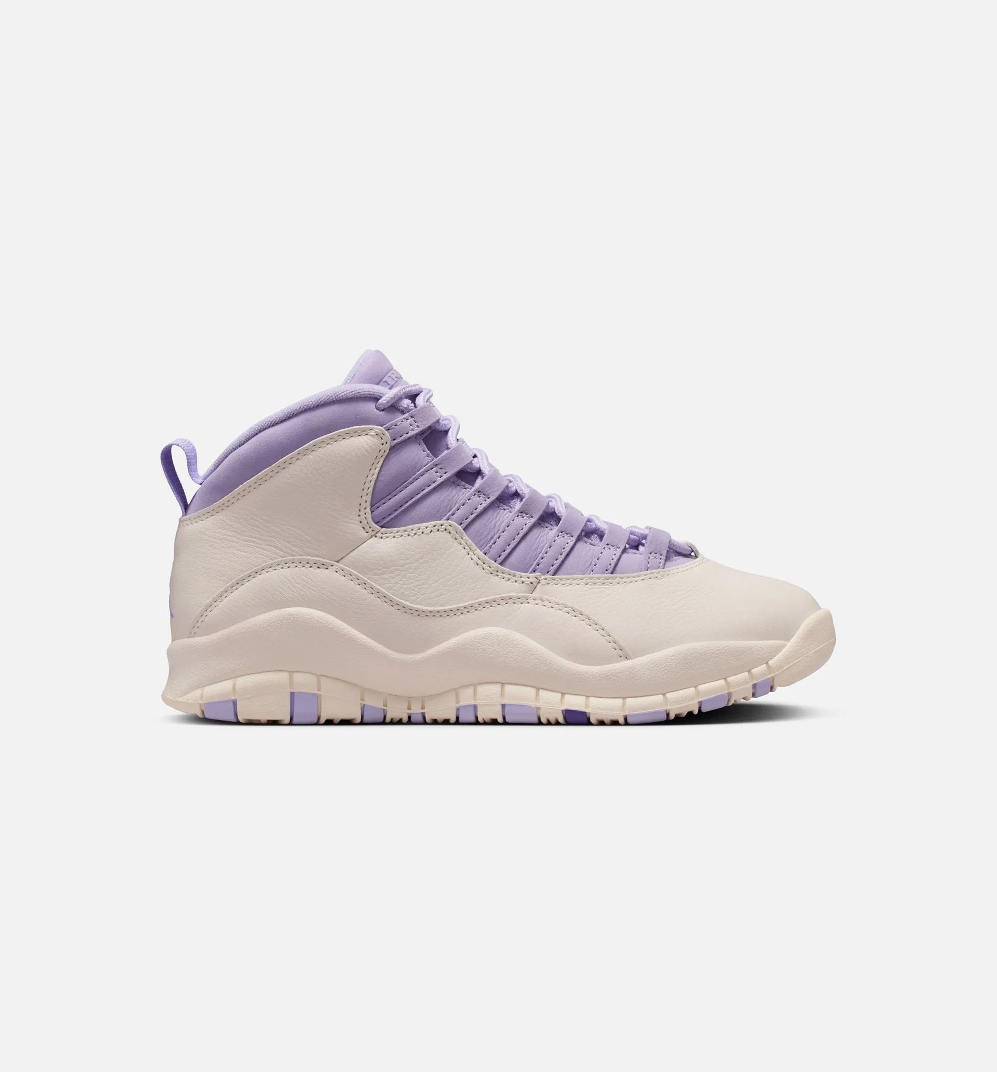 Air Jordan 10 Retro Hydrangeas Womens Lifestyle Shoe - Chalk/Hydrangeas/Wild Grape sold by Nice Kicks Retail