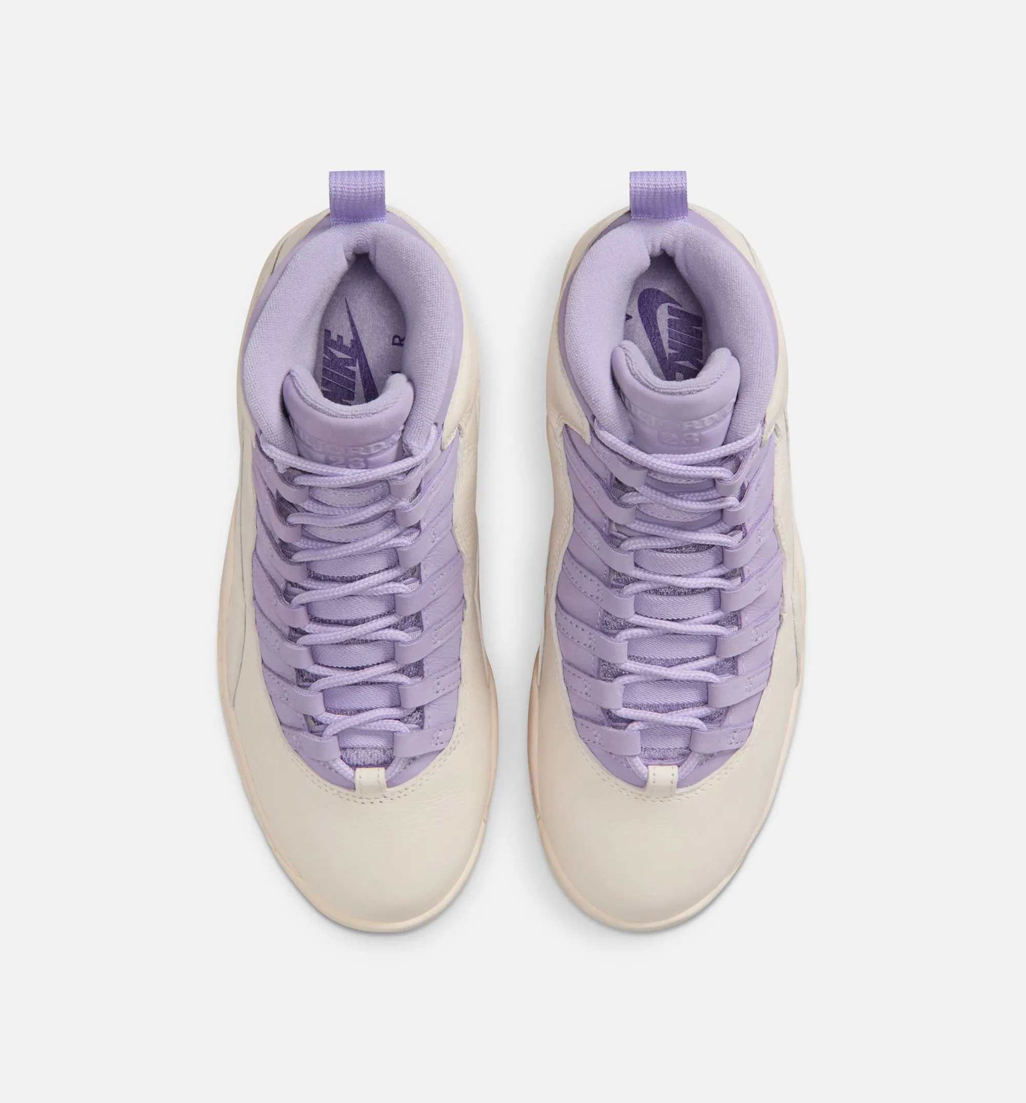 Air Jordan 10 Retro Hydrangeas Womens Lifestyle Shoe - Chalk/Hydrangeas/Wild Grape sold by Nice Kicks Retail product image thumbnail 5