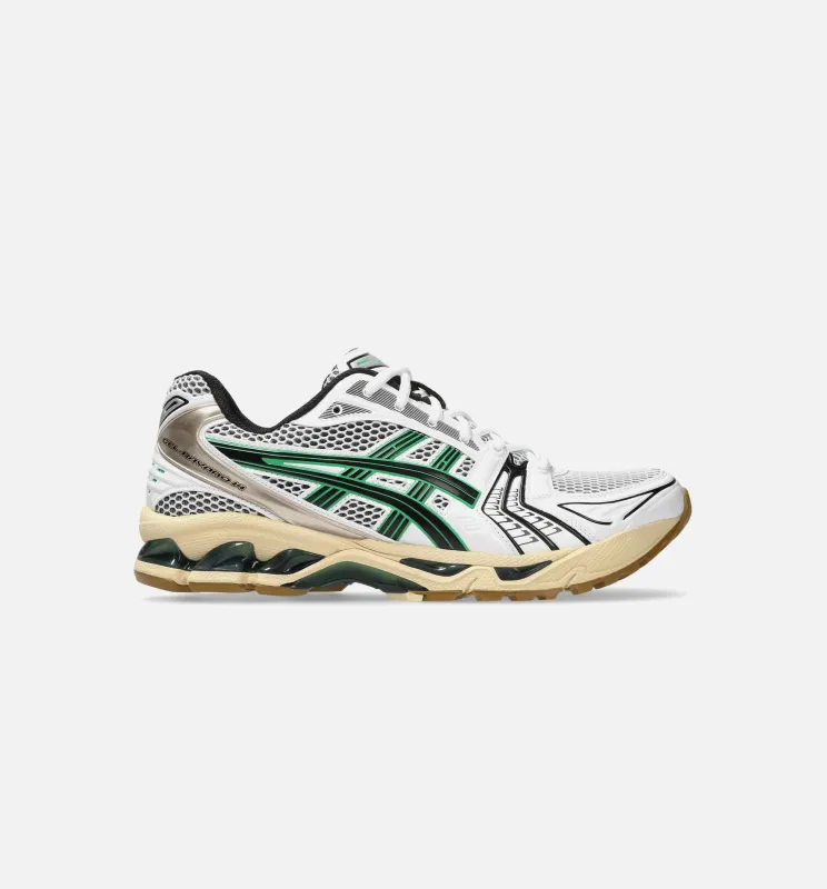 Gel Kayano 14 Mens Lifestyle Shoe - White/Hinoki Beige made by Asics