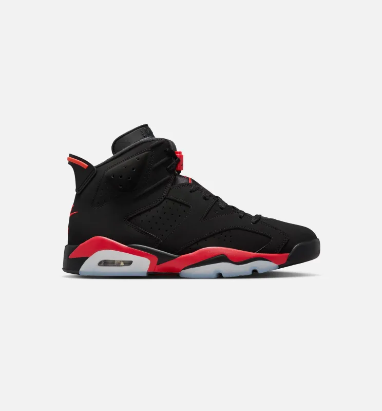 Air Jordan 6 Retro Infrared Salesman Mens Lifestyle Shoe - Black/Light Crimson sold by Nice Kicks Retail