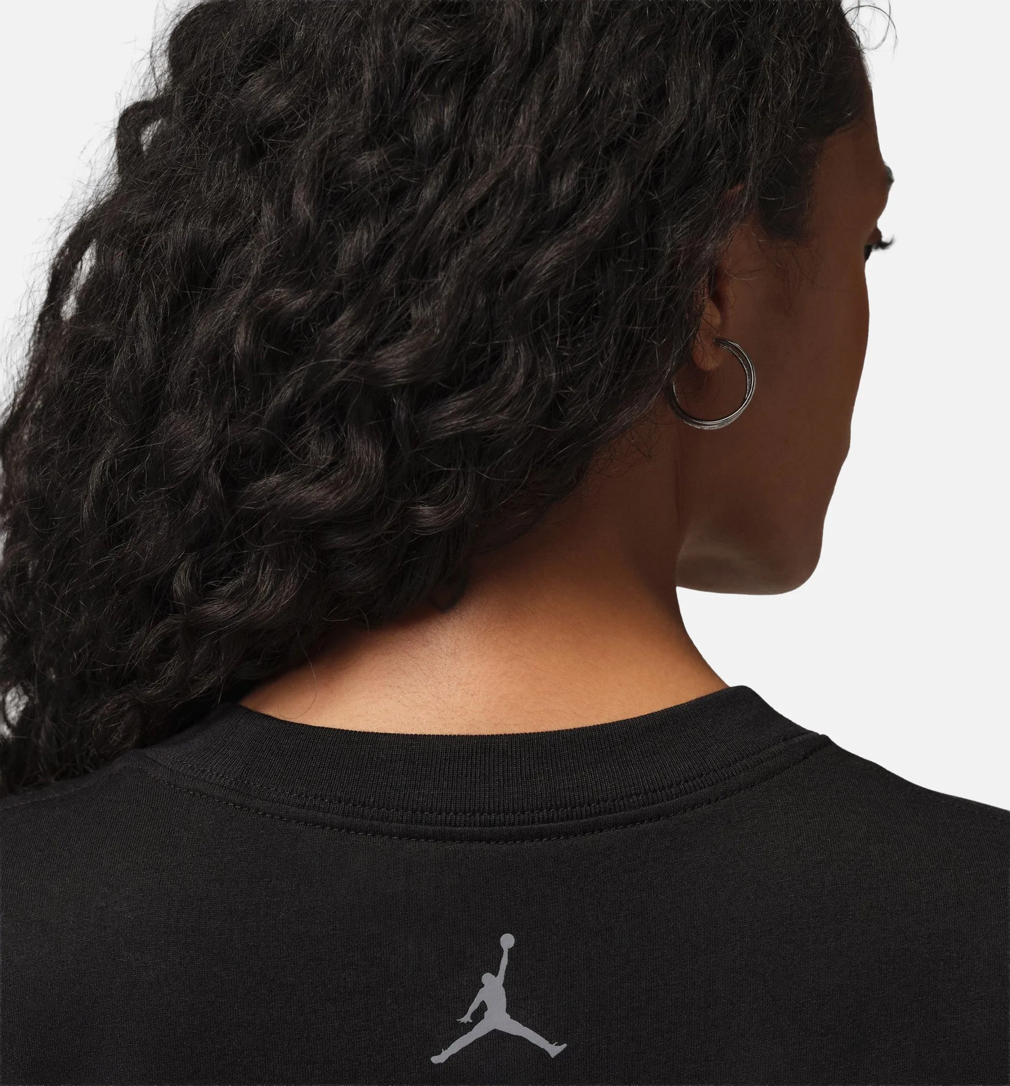 Flight Graphic Womens Short Sleeve Shirt - Black/Smoke Grey sold by Nice Kicks Retail product image thumbnail 4