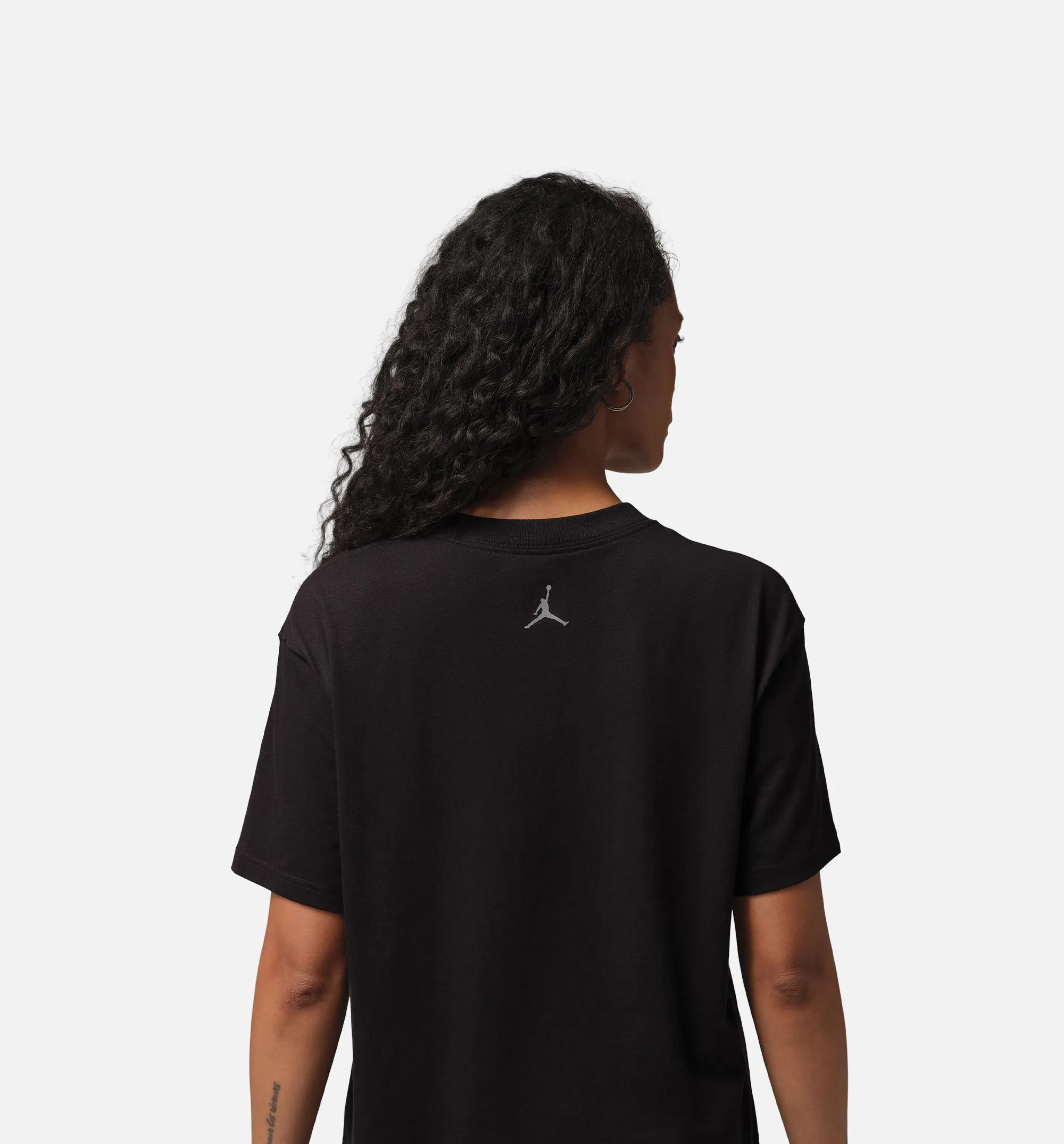 Flight Graphic Womens Short Sleeve Shirt - Black/Smoke Grey sold by Nice Kicks Retail product image thumbnail 2