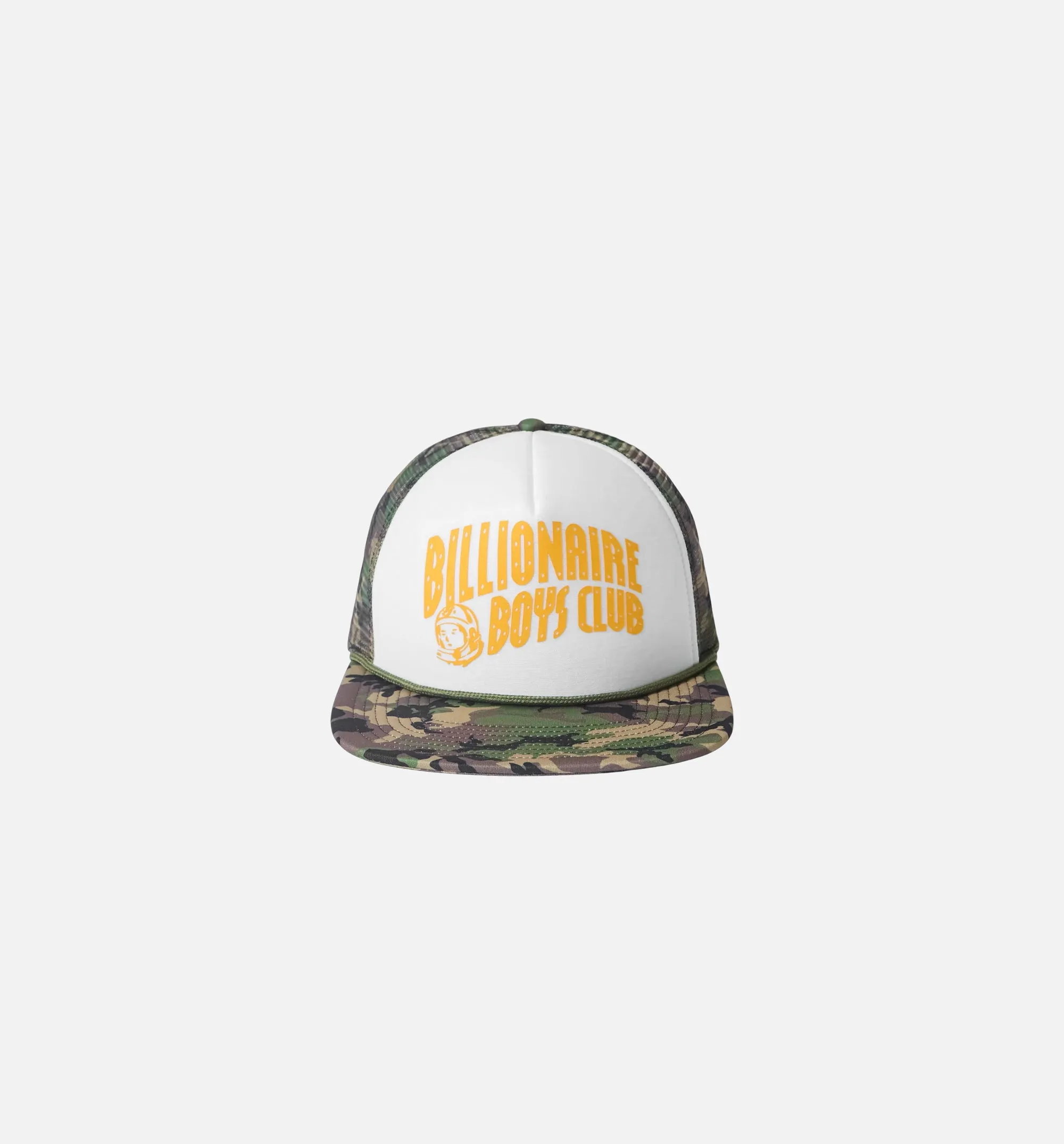 Camo Trucker Mens Hat - Green/Yellow sold by Nice Kicks Retail
