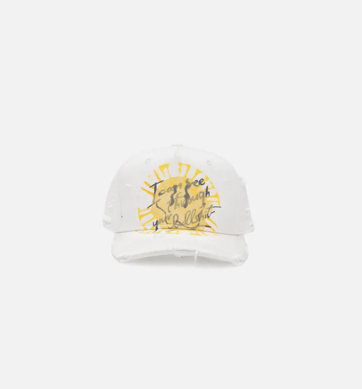 Transparency Cap Mens Hat - White/Yellow made by Nice Kicks Retail