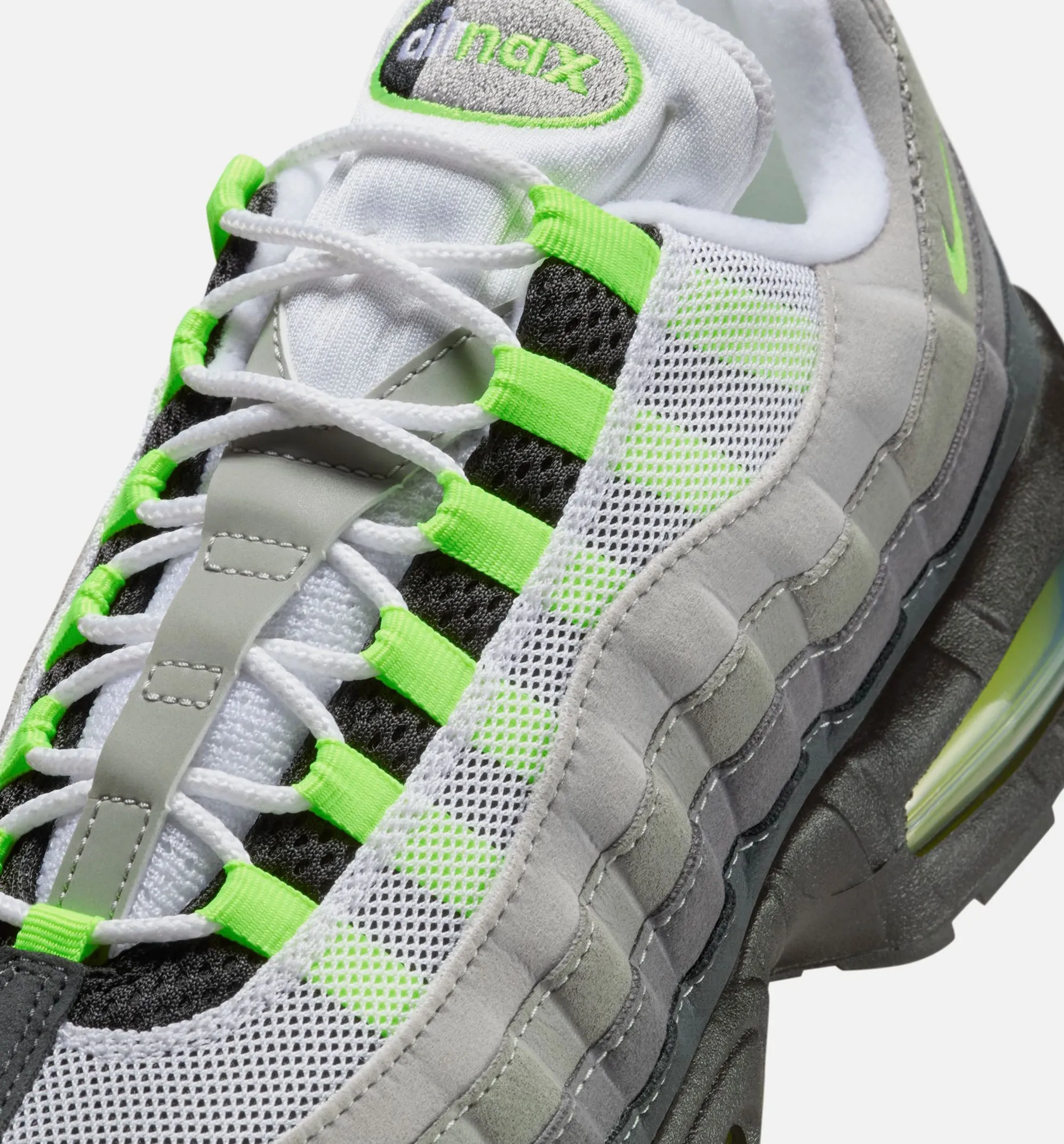Air Max 95 Big Bubble Mens Lifestyle Shoe - Black/Neon Yellow/Cool Grey sold by Nice Kicks Retail product image thumbnail 3