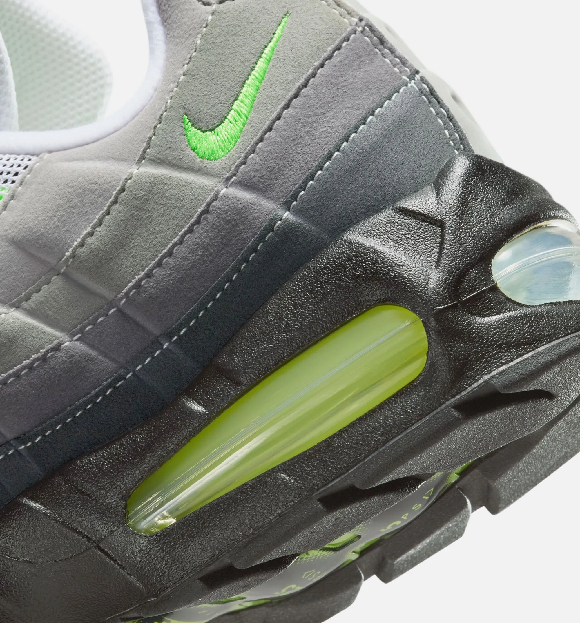 Air Max 95 Big Bubble Mens Lifestyle Shoe - Black/Neon Yellow/Cool Grey sold by Nice Kicks Retail product image thumbnail 4