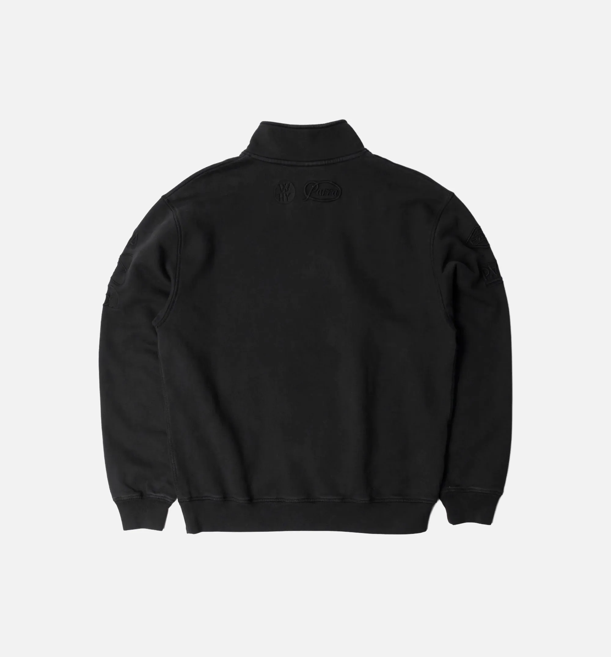 Media Training Quarter Zip Pullover Mens Jacket - Black sold by Nice Kicks Retail product image thumbnail 2