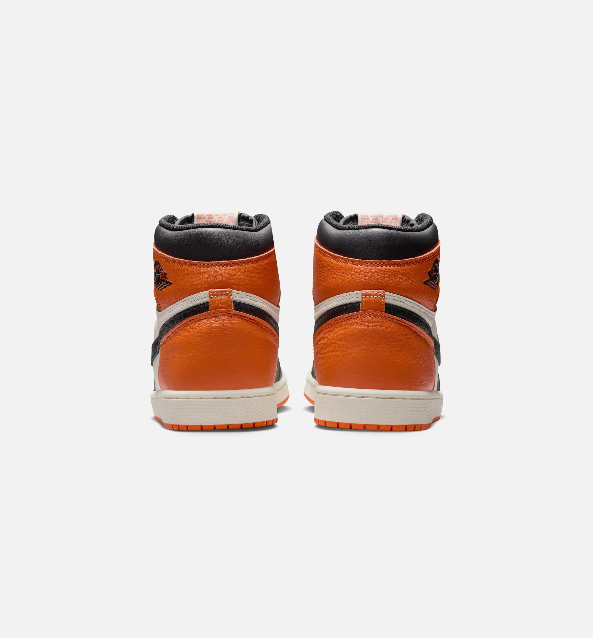 Air Jordan 1 Retro High OG Shattered Backboard Mens Lifestyle Shoe - Black/Black/Sail/Starfish sold by Nice Kicks Retail product image thumbnail 2