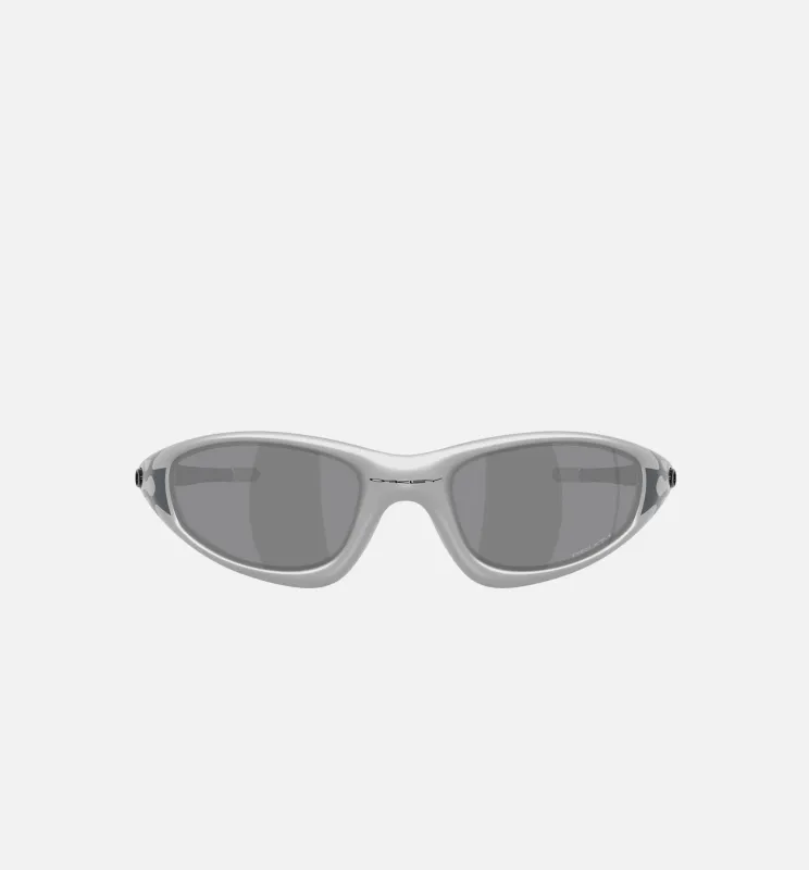MUZM Straight Jacket 99 Mens Sunglasses - Silver Flames/Black made by Oakley