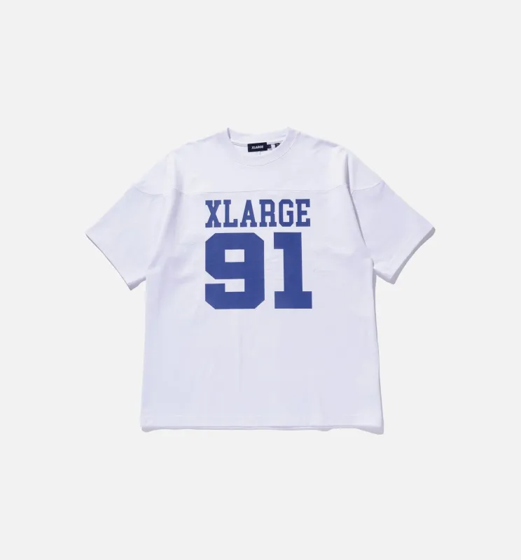 Numbering Mens Short Sleeve Shirt - White made by Nice Kicks Retail