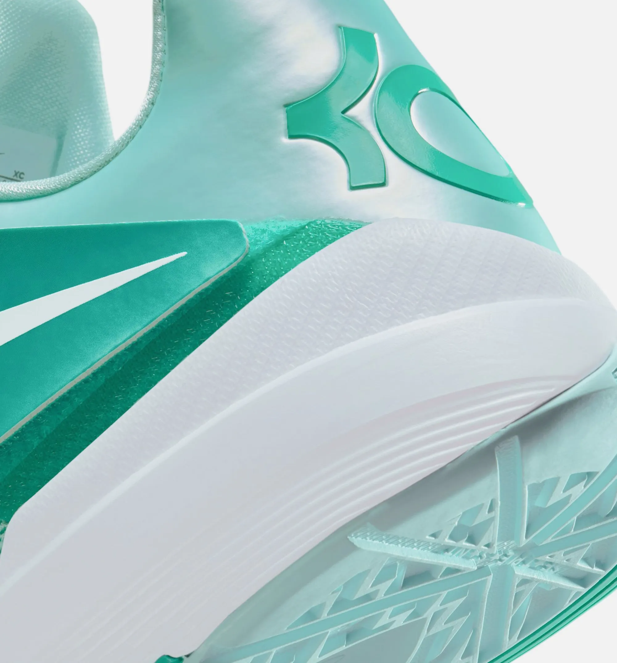 Zoom KD 4 Mint Candy Mens Basketball Shoe - Mint Candy/White/Green sold by Nice Kicks Retail product image thumbnail 4