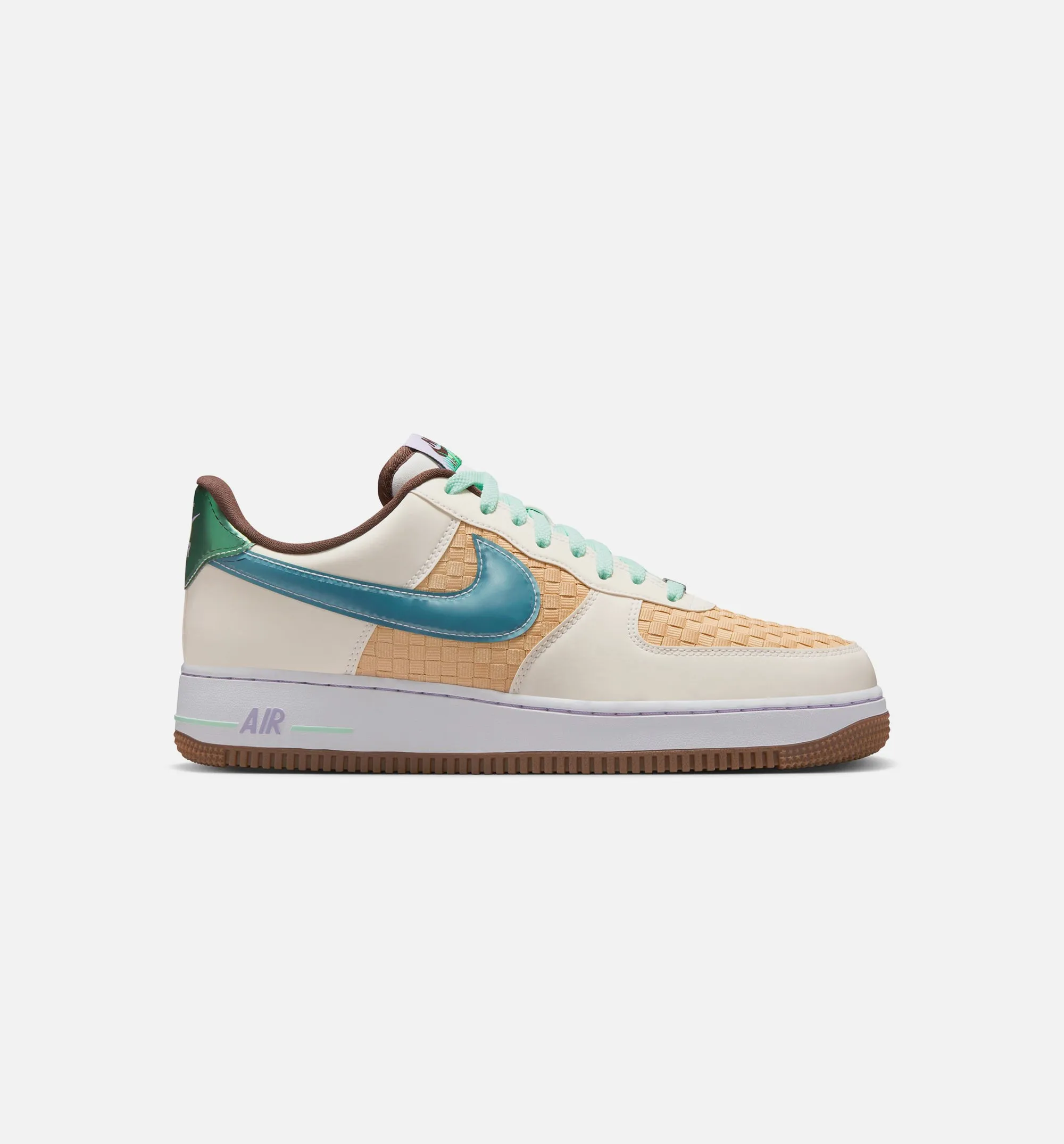Air Force 1 Retro Sesame and White Mens Lifestyle Shoe - Summit White/Glacier Blue/Mint Foam sold by Nice Kicks Retail