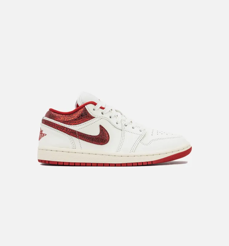 Air Jordan 1 Low SE Womens Lifestyle Shoe - Sail/Varsity Red/Team Red made by Jordan