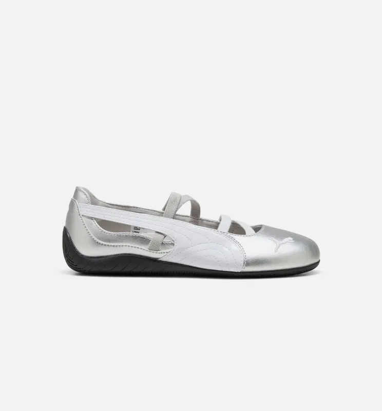 Speedcat Ballet Metallic Womens Lifestyle Shoe - Silver/White/Grey sold by Nice Kicks Retail